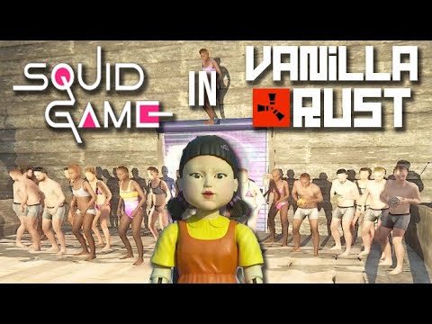 We Hosted SQUID GAME on an OFFICIAL RUST SERVER!