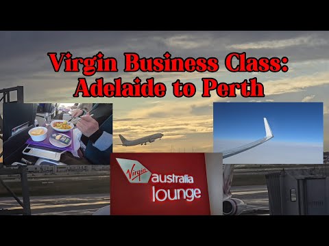 Virgin Australia Business Class : Flight Review, Adelaide to Perth ✈️🛩