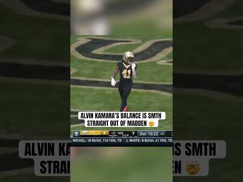 Alvin Kamara’s Balance Is Smth Straight Out Of Madden 🤯