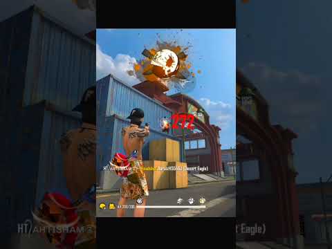 Emote shot in Garena Free Fire | the Power of Desert Eagle | One shot | Headshot | #shorts