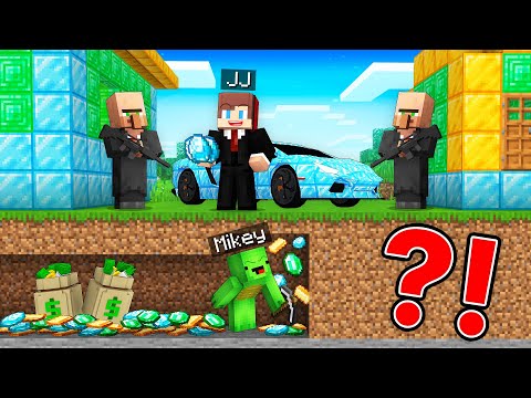 Thief Mikey ROBBED Millionaire JJ in Minecraft! (Maizen)