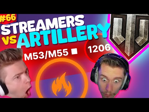 #66 Streamers vs Artillery | World of Tanks Funny Moments