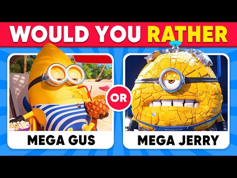 Would You Rather...? DESPICABLE ME 4 EDITION 🎬🍿🤔 Minion Movie Quiz | Daily Quiz