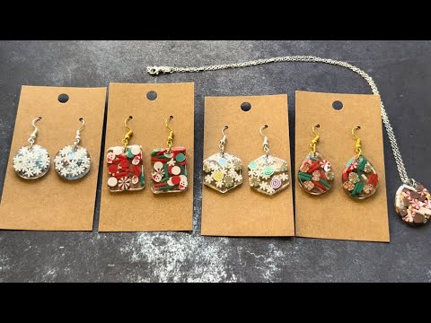 EASY Beginner Friendly Christmas Earrings! 🎄❄️