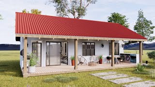 Cozy Country House For Simple Life With 5 x 11 Meters | Exploring Tiny House