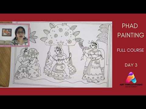 Phad Painting Live Tutorial: Day 3