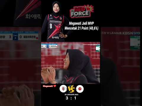 Kumpulan Point Megawati Saat Jadi MVP Red Sparks Kalahkan Ai Pepper 26 Jan 2025