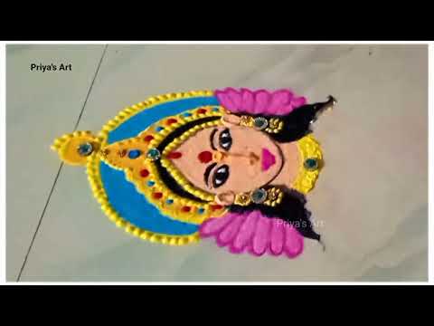 आजच काढा घरी धनवैभव आणणारी लक्ष्मी माताची रांगोळी | diwali rangoli 2024 | dhanteras special rangoli