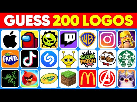 Guess The Logo In 3 Seconds | 200 Famous Logos 🤑🥇 Logo Quiz 🏆 Daily Quiz