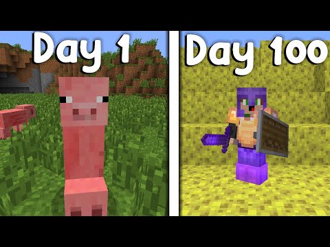 I Survived a Cursed Minecraft World For 100 Days and this is What Happened...