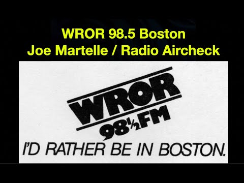 WROR 98.5 Boston - Joe Martelle - November 14 1981 - Radio Aircheck