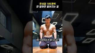 인생을 바꿔버린 역대급 몸 변화..ㅎㄷㄷ (푸쉬업 100개 루틴)