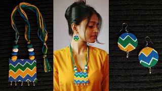 HANDMADE FABRIC JEWELRY | SIMPLE AND EASY | DIY JEWELRY