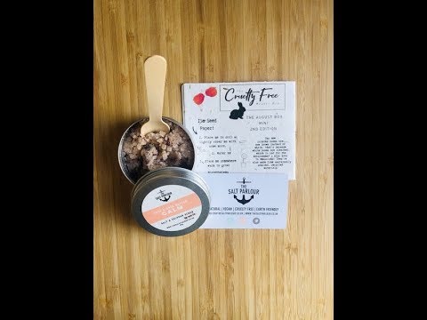 Cruelty Free Beaty Box! Mini series- Pt. 1 Salt Parlour Scrub