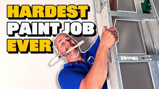 How To Paint a Stairwell | DIY For Beginners