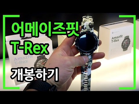 스마트워치 어메이즈핏 T-REX 개봉기