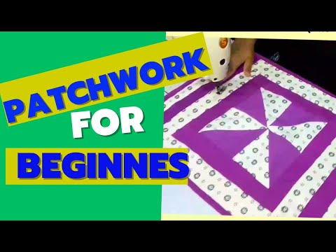 Patchwork Sewing Project: Doormat Patchwork for Beginnes #sewing #sewingproject #patchwork