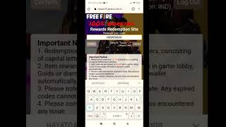 Ff Redeem Code Today | Redeem Code Free Fire Today | Free Fire Redeem Code | Ff Redeem Code।#shorts