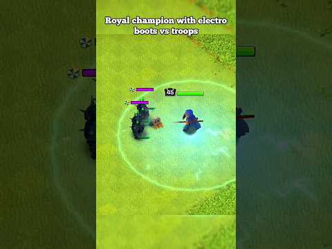 RC with electro boots Vs Troops ll Clash of clans ll #shorts #clashofclans #coc