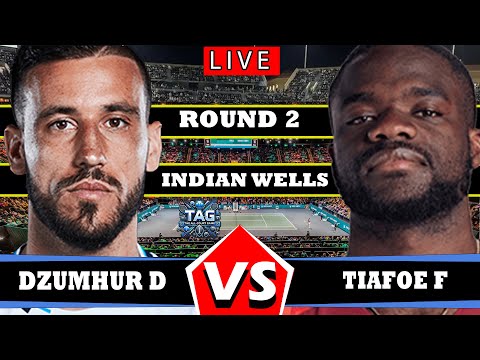 🔴LIVE: Džumhur D vs Tiafoe F • Indian Wells 2025 #round2 #Dzumhur #Tiafoe #tennis #atp