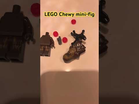 LEGO Star Wars mini-fig Chewbacca #starwars #lego #legostarwars #disney #chewbacca