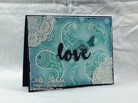 Craft With Me: Paisleys & Posies - Emboss Resist Technique