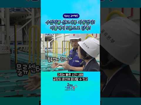 📢 수입식품 신고서류 자동검사! 이틀에서 5분으로 단축! #전자심사24 #SAFEi24 #규제혁신