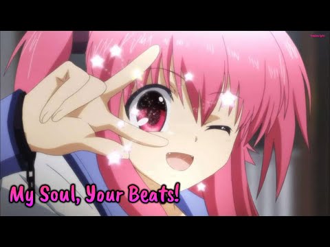 『Lyrics AMV』 Angel Beats! OP 2 Full - My Soul,Your Beats! / Yui