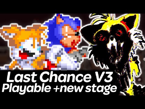 Vs Sonic.exe ReRun - Last Chance V3 Playable | Friday Night Funkin'