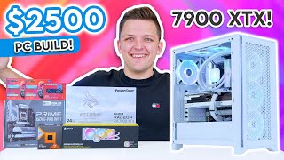 Insane $2500 Gaming PC Build 2023! [RX 7900 XTX & Ryzen 7800X3D w/ Benchmarks]