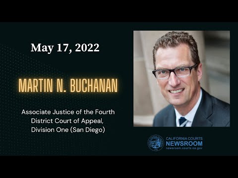 2022 - Commission on Judicial Appointments: Martin N. Buchanan