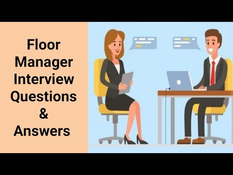 Floor Manager Interview Questions & Answers - Job Interview Conversation #job #interview