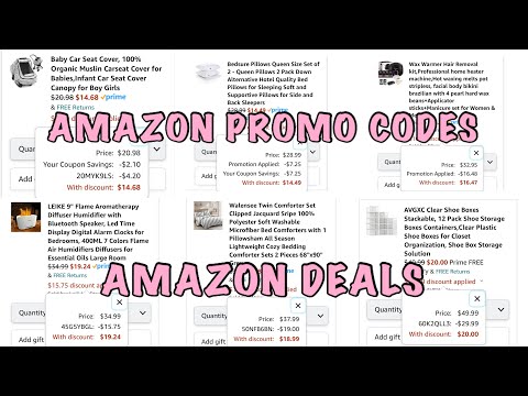 I find AMAZON PROMO CODES AND DEALS to help you save money!