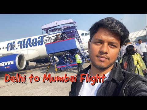 Delhi to Mumbai Flight Journey Vlog Go First ✈️