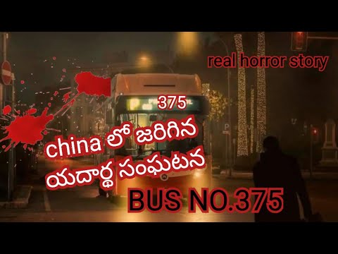 china లో జరిగిన యదార్థ సంఘటన BUS NO-375 | horror story | real horror stories