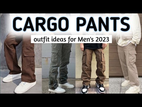 18 CARGO Pants Outfit Ideas for Men's _ 2023 | Aug 2023 fashion