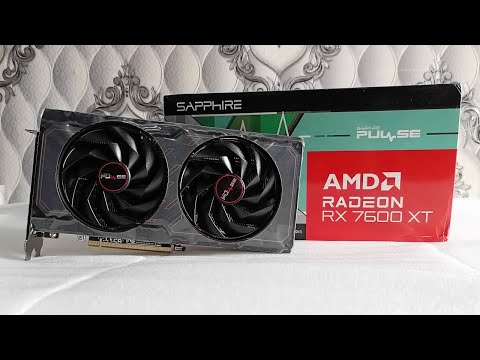 AMD RX 7600 XT 16GB Sapphire Pulse OC - Unboxing & Furmark Stress Test 2024