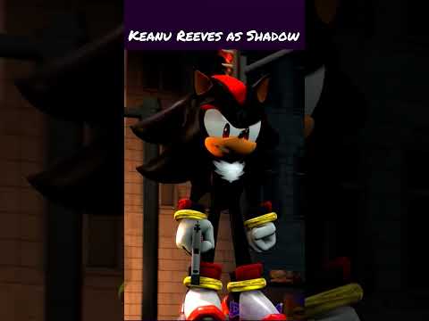 Keanu Reeves as Shadow #sonicthehedgehog #shadow #sonicmovie #sonic  #sfm #keanureeves #sonicmovie3