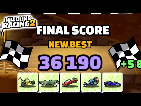 Hill Climb Racing 2 - 36190 Points in MACH GOGOGO New Team Event