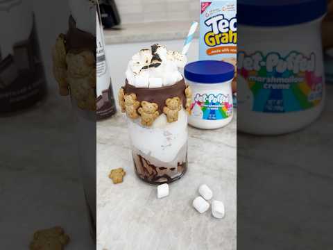 Teddy S’mores Galore #cocktail #chocolate #marshmallow