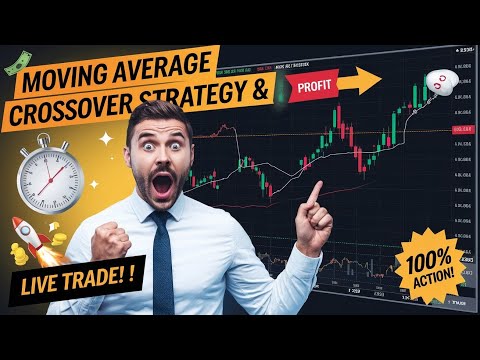 Moving Average Crossover Strategy | SMA- EMA Trading Strategy | Bullish & Bearish Crossover Signals