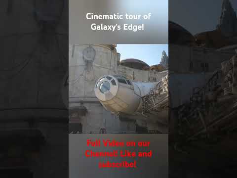 Cinematic tour of Galaxy's Edge! Like and subscribe! #disneyworld #hollywoodstudios