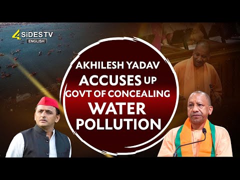 Akhilesh Yadav Accuses UP Govt of Concealing Water Pollution | @4SidesTVEnglishLive-l3s