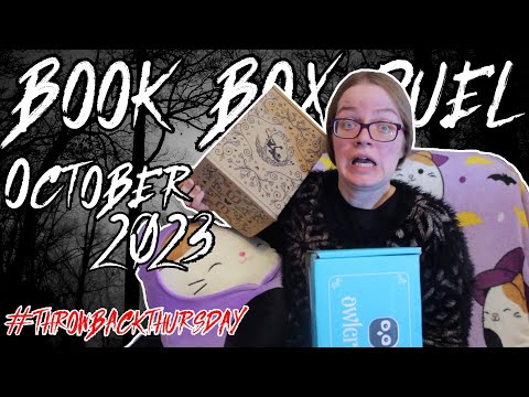 BOOK BOX DUEL | OCTOBER 2023 | OwlCrate vs. FairyLoot unboxing #throwbackthursday