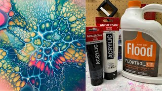 #91 MUST SEE - 2 Ingredient US Floetrol Cell Activator Tests | Acrylic Pour Painting | Fluid Art