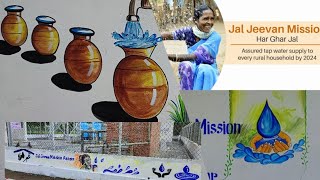 #JJM || JAL JEEVAN MISSION || Wall painting #subscribe