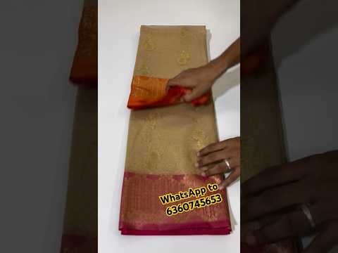 Amazing Tissue sarees #sarees #shorts #videos