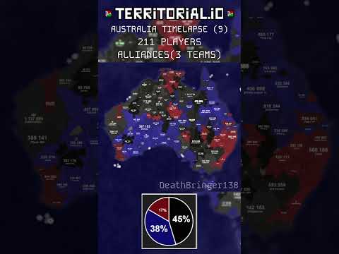 AUSTRALIA | ALLIANCES | ⏰ 20x | Territorial.io Timelapse | #9 |  #territorialiotimelapse