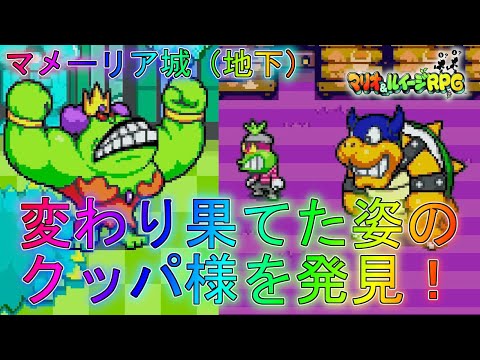 【マリルイ1】お姫様が怪物に変えられた姿とは！？ストーリー編実況part5【マリオ＆ルイージRPG1】全クリア攻略リメイク新作ブラザーアタッククッパイベントDXマメーリア城地下