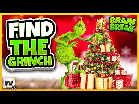 Find the SNEAKY Grinch! 🟢🔍 | Kids Brain Break